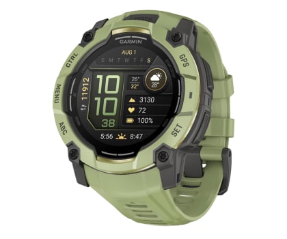 Zegarek sportowy Garmin Instinct 3 AMOLED 50mm Fern green